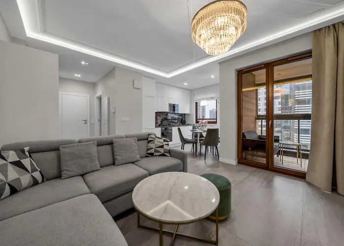 Wola - 9th Floor, Parking & Balcony - By Rentujemy